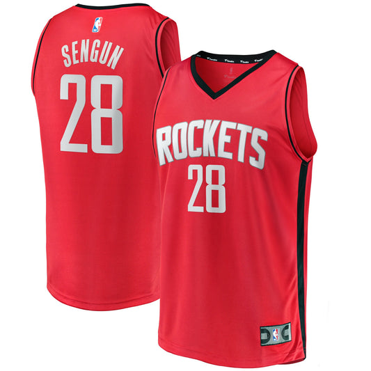 Alperen Sengun Houston Rockets Fanatics Branded 2021/22 Fast Break Replica Jersey - Icon Edition - Red